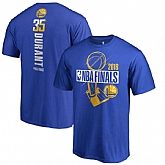 Golden State Warriors Kevin Durant Fanatics Branded 2018 NBA Finals Bound Name & Number T-Shirt Royal,baseball caps,new era cap wholesale,wholesale hats